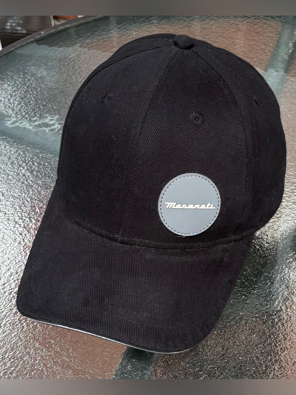 Maserati Men’s Black Strapback Hat OSFA EUC